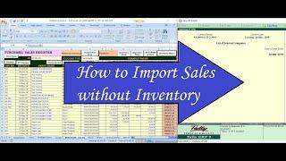 Import Sales Vouchers from Excel to Tally