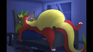Dragon Sleeping Vore Animation