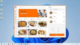 Fast Food Point of Sale Design in C# Using Bunifu Ui Framework