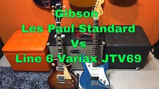 Gibson Les Paul Standard Vs Line6 Variax JTV69