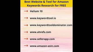 Best Amazon Keyword Research Tool 2022 That Can Make You 100+ Sales Monthly | Miashi.Ecommece (FREE)