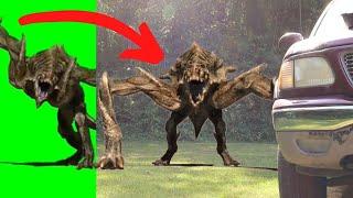 Green Screen Test - Monster Chases Me