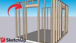 How to Frame Doors in SketchUp