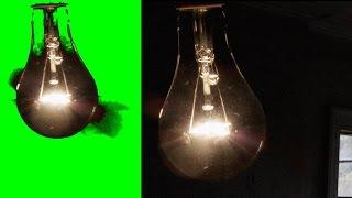 Light Bulbs / Lamp (Real) - Green Screen