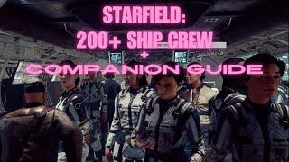 STARFIELD: EASY 200+ Ship Crew Size & Guide to RARE Crew including NEW Shattered Space Crew Member