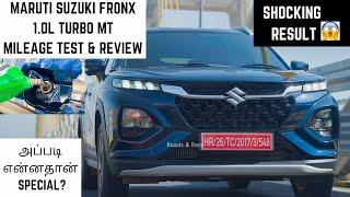 Maruti Suzuki Fronx 1.0L Turbo MT Mileage Test | Traffic & Highway | Tamil Review