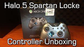 Spartan Locke Halo 5 Controller Unboxing