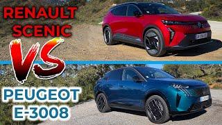 Renault Scenic E-Tech vs Peugeot E-3008 2024 review - Walkaround + Driving - 0-100 km/h Acceleration