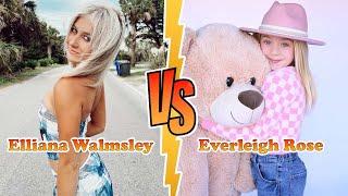 Everleigh Rose Soutas Vs Elliana WalmsleyAmazing Transformation  From Baby To Now