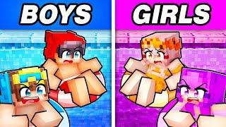 BOYS vs GIRLS POOL PARTY In Minecraft!