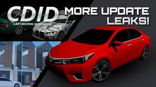 MORE UPDATE LEAKS! - Car Driving Indonesia CDID Update - Car Leaks (ROBLOX) | EuCars