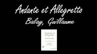 Ballay - Andante et Allegretto - Trumpet and Piano