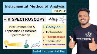 Instrumentation of IR | Golay cell | Bolometer | Thermocouple | Thermistor | Pyroelectric detector