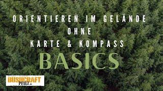 ORIENTIEREN im GELÄNDE ohne KARTE & KOMPASS   #bushcraftpfalz #bushcraft #survival