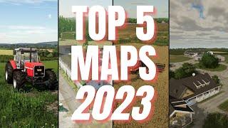 TOP 5  BEST MAPS OF 2023 FOR CONSOLE | Farming Simulator 22