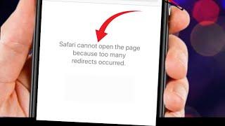 How to Fix Safari Cannot Open the Page Because Too Many Redirects Occurred | iPhone & iPad | iOS 15