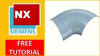 Surface Modelling tutorial on Siemens NX latest version | Learn Beginner CAD for free