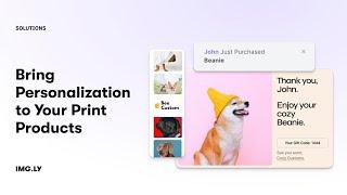 Print Personalization Made Easy with CreativeEditor SDK | IMG.LY