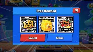 ALL 3 NEW FREE CHRISTMAS QR CODE GIFT In Brawl Stars