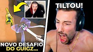 GUIGZ JOGOU VALORANT SÓ COM FACA E HABILIDADES! TCK TILTOU MUITO NO ROUND - CLIPS