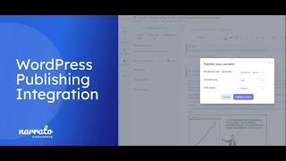 How to Use the WordPress Publishing Integration on Narrato