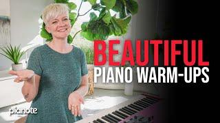 The Most Beautiful Piano Warmups  (Beginner Piano Lesson)