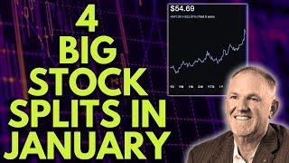 4 BIGGEST STOCK SPLITS COMING JANUARY (BUY NOW?) | STOCK SPLIT NEWS