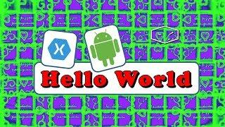 Xamarin Android HELLO WORLD
