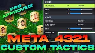 THE MOST BROKEN META TACTICS IN FIFA 22?!  4321 CUSTOM TACTICS - #FIFA22 ULTIMATE TEAM