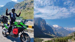 EP 3 Manali to Jispa On Kawasaki Versys 1000 || Ladakh Tour 2022 || Latest Road Condition