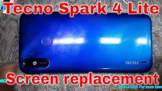 how to disassemble Tecno spark 4 lite Lcd/Screen Replacement spark 4 lite battery replacement