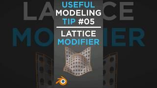 Lattice Modifier : Non Destructive Modeling 