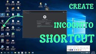 Google Chrome Incognito Mode Shortcut on Windows Desktop