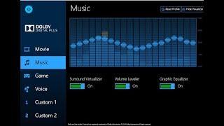 How to install Dolby Digital Plus in Window 10