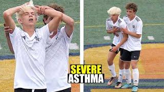 SEVERE ASTHMA ATTACK DURING SOCCER GAME! ️