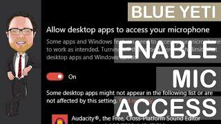 Audacity error while opening sound device | Blue Yeti Microphone | Windows 10 | 1080P