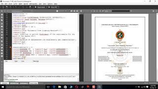 VTU Project Report - Writing Title Page in Latex