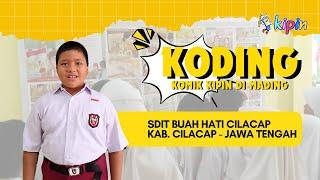 Spot Menarik di Sekolah | Siswa SDIT Buah Hati Cilacap memiliki Mading dengan Komik Jumbo Kipin