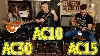 VOX AMP ROUNDUP!  AC10 vs. AC15 vs. AC30 - #TGU19