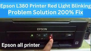 epson l380 paper pickup problem | epson l380 printer red light blinking | epson l380 paper jam