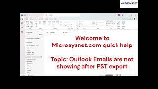 Struggling with missing emails after exporting in Outlook PST?