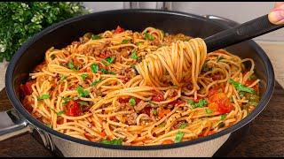 Mein Lieblings-Spaghetti-Rezept!Unglaublich einfach, schnell und lecker! Jeder wird begeistert sein!