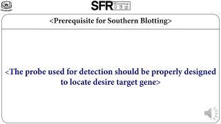 Southern Blotting by Dr.S. Radha, Assistant Professor of Microbiology