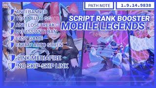 Rank Booster Speed Up Rank Mobile Legends New Update Script Auto Winstrak ML 2024 | RBI V