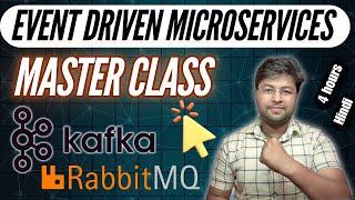 Master Event-Driven Microservices with Spring Boot, Cloud Functions, RabbitMQ & Kafka|4 Hours| Hindi