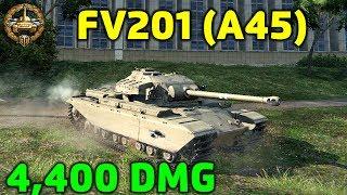 World Of Tanks | FV201 (A45) - 4400 Damage - 7 Kills