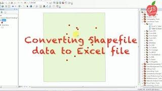 Export Shapefile Attribute Table from ARCGIS to MS Excel !!!!