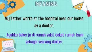 DESCRIPTIVE TEXT ABOUT PERSON "My Father"_Teks deskripsi tentang orang dalam Bahasa Inggris