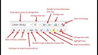 Formatting Text by Using Text Effects in Word 2016