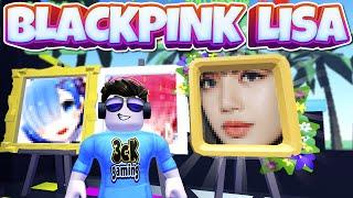 How to Draw Kpop Idol LISA from BLACKPINK in Starving Artist and SELL for 1000 Robux - Speedrun Art